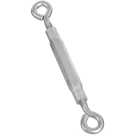National 1/4 In. x 7-1/2 In. Zinc Eye & Eye Turnbuckle N221747